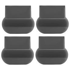 [무심] 욕실 변기커버 위생 손잡이, 그레이, 4개