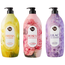 샤워메이트 블루밍 바디워시 라일락 앤 라벤더향, 900g, 4개