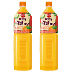 해태htb 과일촌 데일리 감귤자몽 주스, 6개, 1.5L