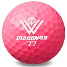 다이아윙스 골프공 정품볼 2피스 42.8mm M2, 핑크, 1개입, 1개