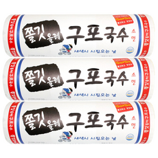 쫄깃올레 구포국수 소면, 1.4kg, 3개