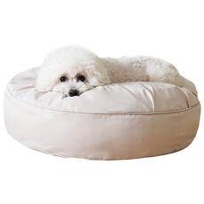 후즈펫 강아지 무중력 방석, 베이지, 1개