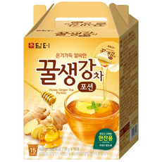 담터 꿀생강차포션, 1개, 15개입, 30g
