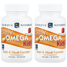 1+1 노르딕내추럴스 데일리 오메가 키즈 소프트젤30정 피쉬오일 fishoil 생선오일 오메가쓰리, 30정