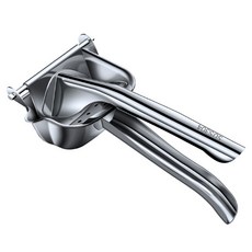 라이프핵 대형 스텐 304 수동 착즙기 과일 스퀴져 레몬 스퀴즈 과즙 원액 즙짜기 쥬스 짜개 오렌지 프레스 주방 조리 도구, 1개, 400ml