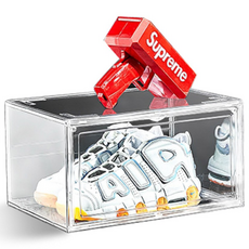 하스몰 탄탄 아크릴 케이스 신발보관함, 1개, 크리스탈투명