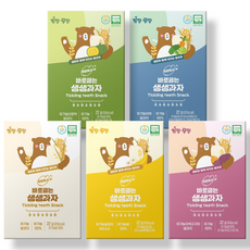 키짱몸짱 생생과자 주문즉시 당일제조/당일출고 유기농 쌀과자 22g, 혼합맛(백미/바나나/자색고구마/야채/단호박), 110g, 1세트
