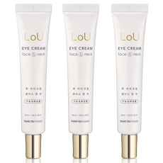 THANK YOU FARMER Loo Eye Cream臉部與頸部, 3條, 30ml