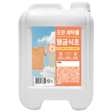 조은 세탁전용 세탁물헹굼식초 빨래식초 가정용, 1개, 12L