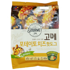 고메 CJ 포테이토치즈 핫도그 400g, 1개
