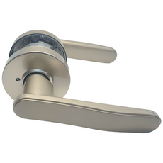 100% KS정품 클래식 국산 변색 녹에 강한 방문 손잡이 문고리 레버 도어락 시공편리, 그레이, 1개