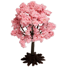 포레스 벚꽃 나무모형 스탠드형 조경 모형재료 건축모형 디오라마 테라리움 재료, 1개