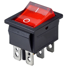 니토무역 사각 시소 스위치 버튼 DC12V 24V 토글 전기 ACDC LED, 1개