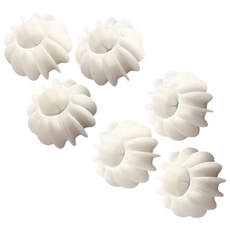 그린리빙 엉킴방지 실리콘 세탁볼, 화이트, 6개