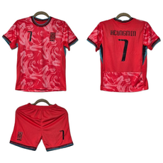 붉은악마 축구 유니폼 응원티셔츠 국가대표 유니폼 어린이 키즈 유니폼 상하의 셋트