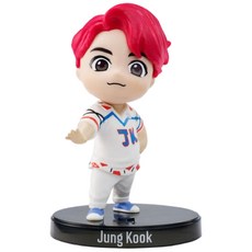 정국 방탄소년단 피규어 BTS 미니 피규어 컬렉션 장식용 아트토이, 1개