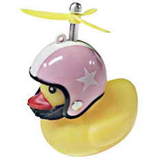 러버덕 풀세트 41종 오리벨 후미등 바이크 자전거 오토바이후미등 헬멧 프로펠러 어린이집 유치원 생일답례품, 43.핑크스타덕, 1개