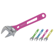 스마토 몽키스패너 경량몽키 SM-C06 컬러그립, 10인치, 1개