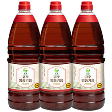 늘품 고추 명품 기름, 3개, 1.5L