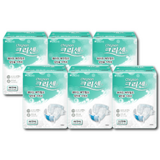 크리센 성인용 기저귀 와이드 매직벨트 대형, 10개입, 6개