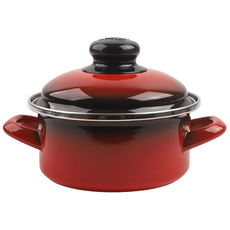 ELO 빨강법랑 일반형 14cm / 양수냄비 / 법랑, ELO 빨강법랑 일반형 14 LOW