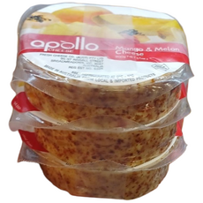 <식자재랜드>코스트코 아폴로 과일치즈 멜론&망고202g 과일크림치즈 와인치즈, 3개, 20.5g