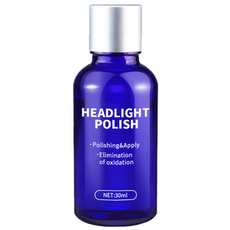 차량 전조등 복원제 셀프 수리 세트 흠집제거 연마제, 2개, 30ml