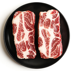 [고기파는녀석들] 이베리코 꽃목살 500g (두께선택가능), 보쌈수육용(두께30mm이상), 1개