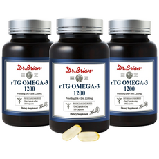 [3통] 닥터브라이언 알티지(rTG) 오메가3 1200 (총18개월분) EPA/DHA/앤초비, 3개, 180정