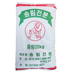 고구마전분 20kg, 1개