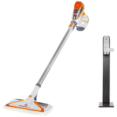 비쎌 스팀청소기 DELUXE 세트 (거치대 추가구성), 화이트오렌지