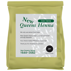 퀸즈헤나 NEW 천연헤나 염색약, 블랙, 1개