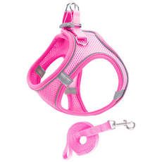 Pai 반려동물 굿타임 하네스세트, 핑크, 1세트