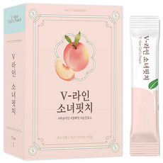 V-라인 소녀핏치 복숭아 아이스티 맛 발효 효소 엔자임 믹스GB 멀티바이오자임, 42g, 8개
