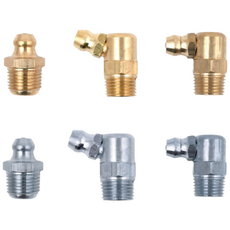 구리스니플 6mm 8mm 1/8 황동 철 윤활유 구리스니쁠, 황동 M6X1.0(6mm)직자, 1개