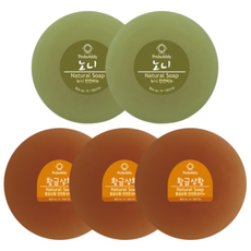 Probubbly 中性肥皂 諾麗果 110g 2入+桑黃菇 110g 3入, 1組