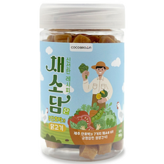 코코브라운 강아지 신선한 레시피 채소담 영양 트릿, 180g, 1개, 혼합맛(제주단호박/닭고기)