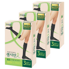 센시안 워크 동국제약 의료기기 반스타킹 압박밴드, 3개, 종아리/무릎형
