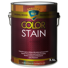 노루페인트 곰팡이방지 목재보호용 올뉴 칼라스테인 무광 3.5L, 월넛4, 1개