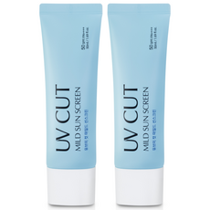 에네스티 유브이 컷 마일드 선스크린 SPF50+PA++++ 순한 선크림, 2개, 50ml