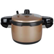 PN NEW풍년압력솥 블랙펄-컬러 압력밥솥 6인용(샴페인골드) 가정용밥솥 5단계안전장치, 옵션선택, 블랙펄 컬러 6인용(샴페인골드), 20cm