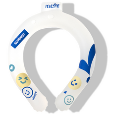 이츠라이프 아이스 넥쿨러 쿨 스카프 아이스쿨링, 블루밍스마일