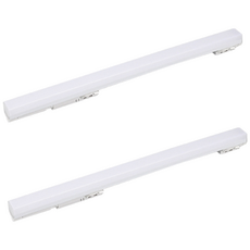 엘포스 LED SIMPLE 600mm 초슬림티라인등 폭22고휘도 15W 고밝기 플리커프리 레일조명 무빙형 바디화이트, 주백색, 2개