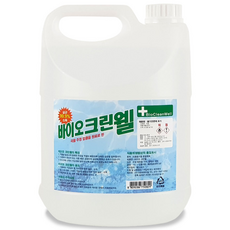 크로바 바이오크린웰 살균소독제 주정알콜 뿌리는소독제 소독용에탄올, 1개, 4L