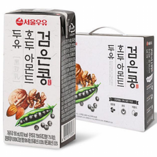 서울우유 검은콩 호두 아몬드 두유, 190ml, 12개