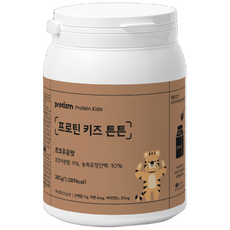 프로티즘 키즈 단백질 아연 어린이 면역 프로틴 튼튼 쉐이크 초코우유맛 초유 분말 파우더 14회분, 4개, 280g