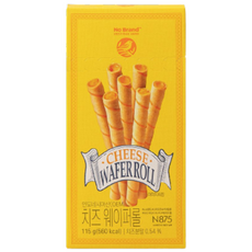 노브랜드 치즈웨이퍼롤, 6개, 115g