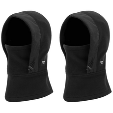 1+1 네파 방한 바라클라바 후드 넥워머, 블랙+블랙