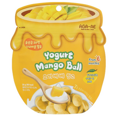 아가애 요거베베 망고 동결건조 요거트볼 [원산지:국산], 20g, 1개