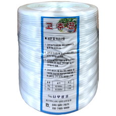 고추끈 2kg 바인더끈 유인끈 (약 2 000m), 화이트, 1개